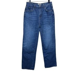 Triarchy High Rise Straight Leg Cotton Jeans Size 29